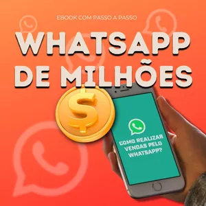Imagem de capa para o Ebook WhatsApp de Milhões