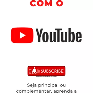 Imagem de capa para o Ebook Gerando Renda com o Youtube