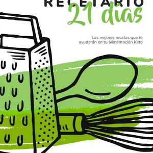 Imagen de portada para Ebook RECETARIO  KETO DE  21  DIAS