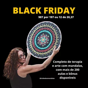 Imagem de capa para o Curso online Curso Mandalas Avançado - Arte, Terapia e vendas