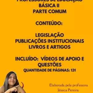 Imagem de capa para o Ebook Apostila SEDUC-SP Prova de Mérito- PEBII Parte Comum