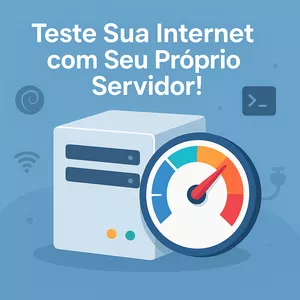 Imagem de capa para o Ebook Speedtest Caseiro: Monte Seu Teste de Internet em 5 Minutos com Debian