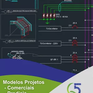 Imagem de capa para o Ebook Modelos de Projetos Edificações e Condomínios