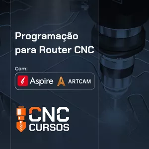 Imagem de capa para o Curso online Curso de Programação para Router CNC com ArtCAM e Aspire