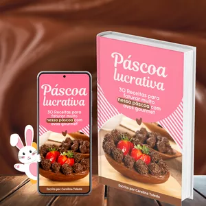 Imagem de capa para o Ebook Curso Ovos de Páscoa Lucrativos