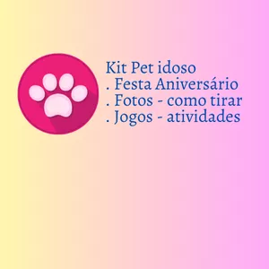 Imagem de capa para o Curso online kit Festa de Aniversário + Fotos + Jogos para Cães