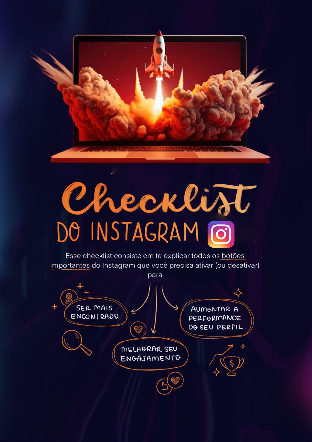 Checklist Essencial do Instagram - estratégias para alavancar seu perfil por Kelly - LK Business