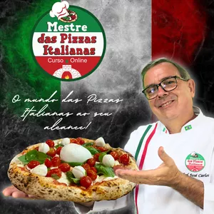Imagem de capa para o Curso online Curso Mestre das Pizzas Italianas