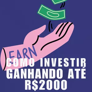 Imagem de capa para o Ebook Como começar a investir ganhando até R$ 2.000 por mês