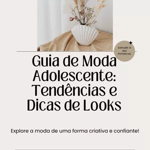 Imagem de capa para o Ebook Guia de Moda Adolescente: Tendências e Dicas de Looks