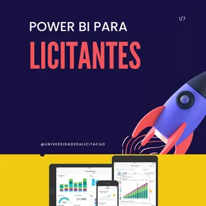 Imagem de Power BI para Licitantes criado por Raul Gomes na hotmart