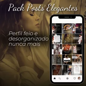 Imagem de capa para o Curso online Pack Posts Elegantes