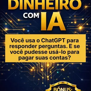 Imagem de capa para o Ebook Ganhe Dinheiro com IA: O Método Passo a Passo para Gerar Renda Extra com ChatGPT em 2026