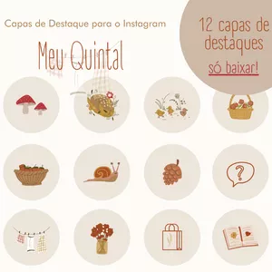 Imagem de capa para o Curso online Artes para Destaques do Instagram - Estilo Boho