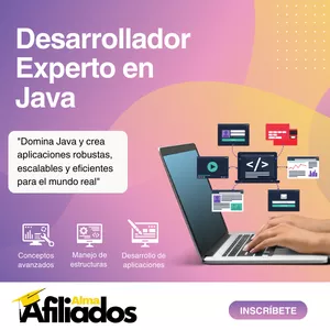 Imagen de portada para Curso online ▶Desarrollador Experto en Java