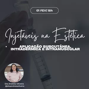 Imagem de capa para o Curso online Aplicação de injetáveis na estética