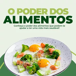 Imagem de capa para o Ebook O PODER DOS ALIMENTOS: DESCOBRINDO O POTENCIAL TRANSFORMADOR EM SEU PRATO