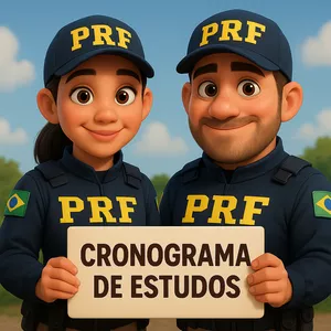 Imagem de capa para o Curso online Cronograma de Estudos PRF