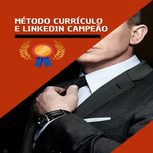 Imagem de capa para o Ebook Método Currículo e Linkedin Campeão