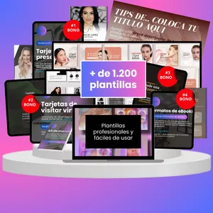 Imagen de portada para Curso online CANVA PACK PREMIUM - PLANTILLAS EDITABLES 