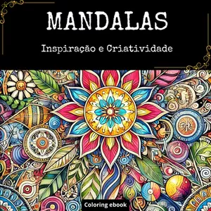 Imagem de capa para o Ebook Mandalas Inspiração e Criatividade
