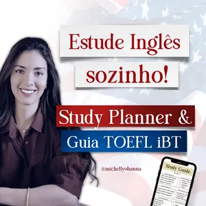 Cover image for Ebook Organize seus estudos! Study Planner e Guia TOEFL iBT - @michellyohanna