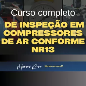 Imagem de capa para o Curso online Curso de Inspeção em Compressores de AR conforme NR-13
