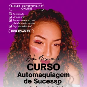 Imagem de capa para o Curso online Automaquiagem de Sucesso 