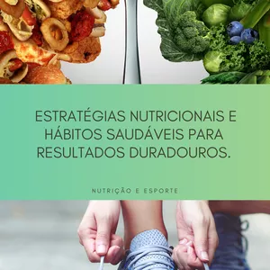 Imagem de capa para o Ebook ESTRATÉGIAS NUTRICIONAIS E HÁBITOS SAUDÁVEIS PARA RESULTADOS DURADOUROS.