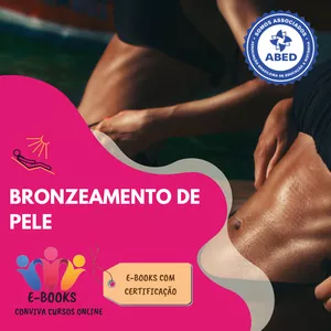 Imagem de capa para o Ebook CURSO BRONZEAMENTO DE PELE E-book com Certificado
