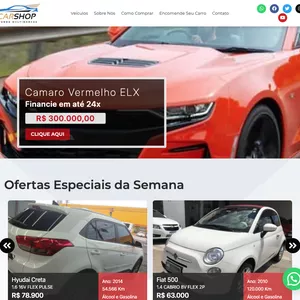 Imagem de capa para o Curso online CARSHOP Site para Lojas de Veículos