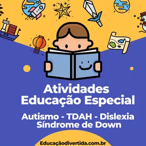Imagem de capa para o Ebook Atividades Educação Especial - Educação Divertida