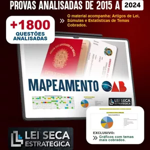 Imagem de capa para o Curso online MAPEAMENTO OAB 2025
