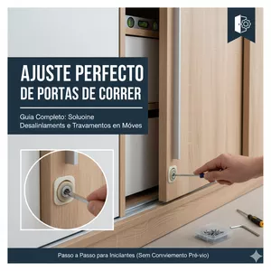 Imagem de capa para o Ebook Passo a passo Ajuste de porta de correr móveis 