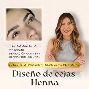 Imagen de portada para Curso online Diseño de cejas con Henna