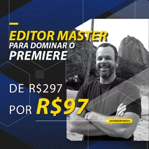 Imagem de capa para o Curso online Editor Master com Adobe Premiere