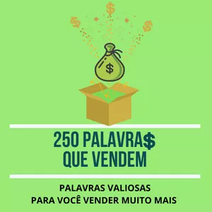 Imagem de capa para o Ebook 250 PALAVRAS VALIOSAS QUE VENDEM 