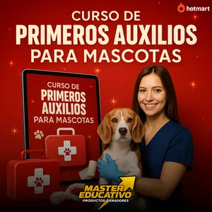 Imagen de portada para Ebook CURSO DE PRIMEROS AUXILIOS PARA MASCOTAS
