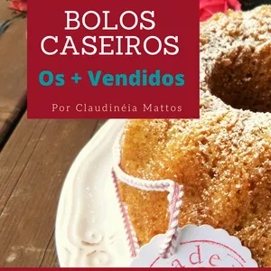 Imagem de capa para o Ebook Faça e Venda - Bolos Caseiros