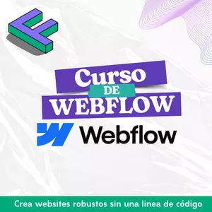 Imagen de portada para Curso online Curso de Webflow para crear websites robustos sin código
