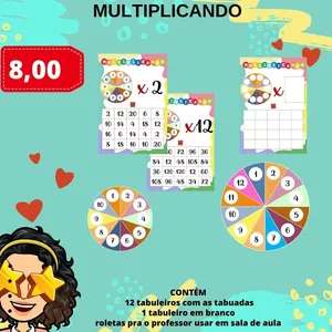 Imagem de capa para o Ebook Multiplicando  - Jogo de Tabuleiro 