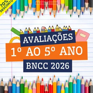 AVALIAÇÕES DO 1º AO 5º ANO - BNCC 2026 por ALFABETINHO