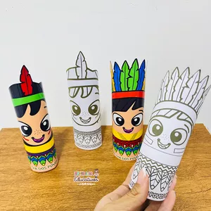 Imagem de capa para o Ebook ROLINHO 3D POVOS INDÍGENAS