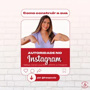 Imagem de capa para o Ebook Como Construir a Sua Autoridade Digital no Instagram