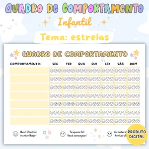 Imagem de capa para o Curso online Quadro de Comportamento – Estrelas
