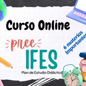 Imagen de portada para Curso online Curso Online PRE-IFES – Plan de Estudio Didáctico