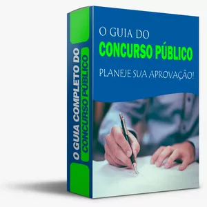 Imagem de capa para o Ebook O guia do concurso público