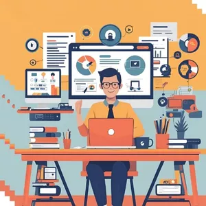 Imagem de capa para o Curso online Primeiros passos no marketing digital