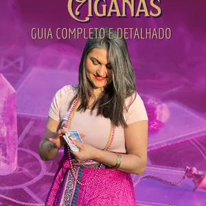 Imagem de capa para o Ebook Aprendendo a Ler Cartas Ciganas Guia Completo