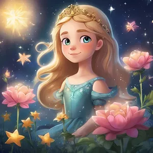 Imagen de portada para Ebook Cuento para niñas: La Princesa y el Jardín de Estrellas 